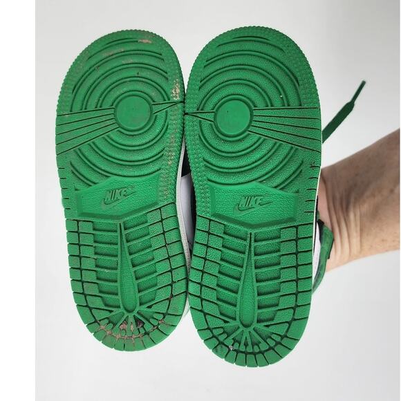 Jordan 1 Retro High OG Lucky Green (TD) - FD1413-031 Size 8C Kids - Picture 6 of 7